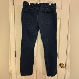 Men's Straight Leg Jeans - Dark Blue